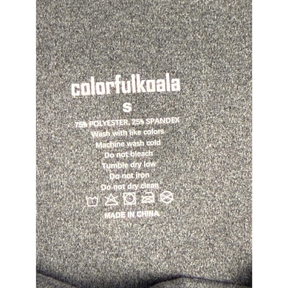 ColorfulKoala Gray High Waist Leggings Pockets Women's S - Picture 2 of 8